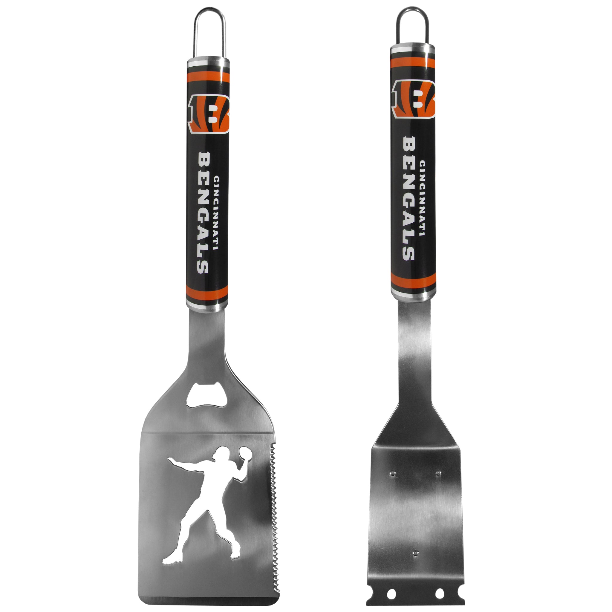 Cincinnati Bengals Logo Grill Brush/Scraper and Spatula