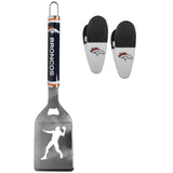 Denver Broncos Steel Logo Spatula w/Chip Clips