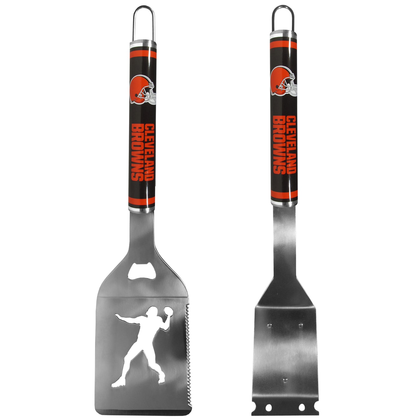 Cleveland Browns Logo Grill Brush/Scraper and Spatula