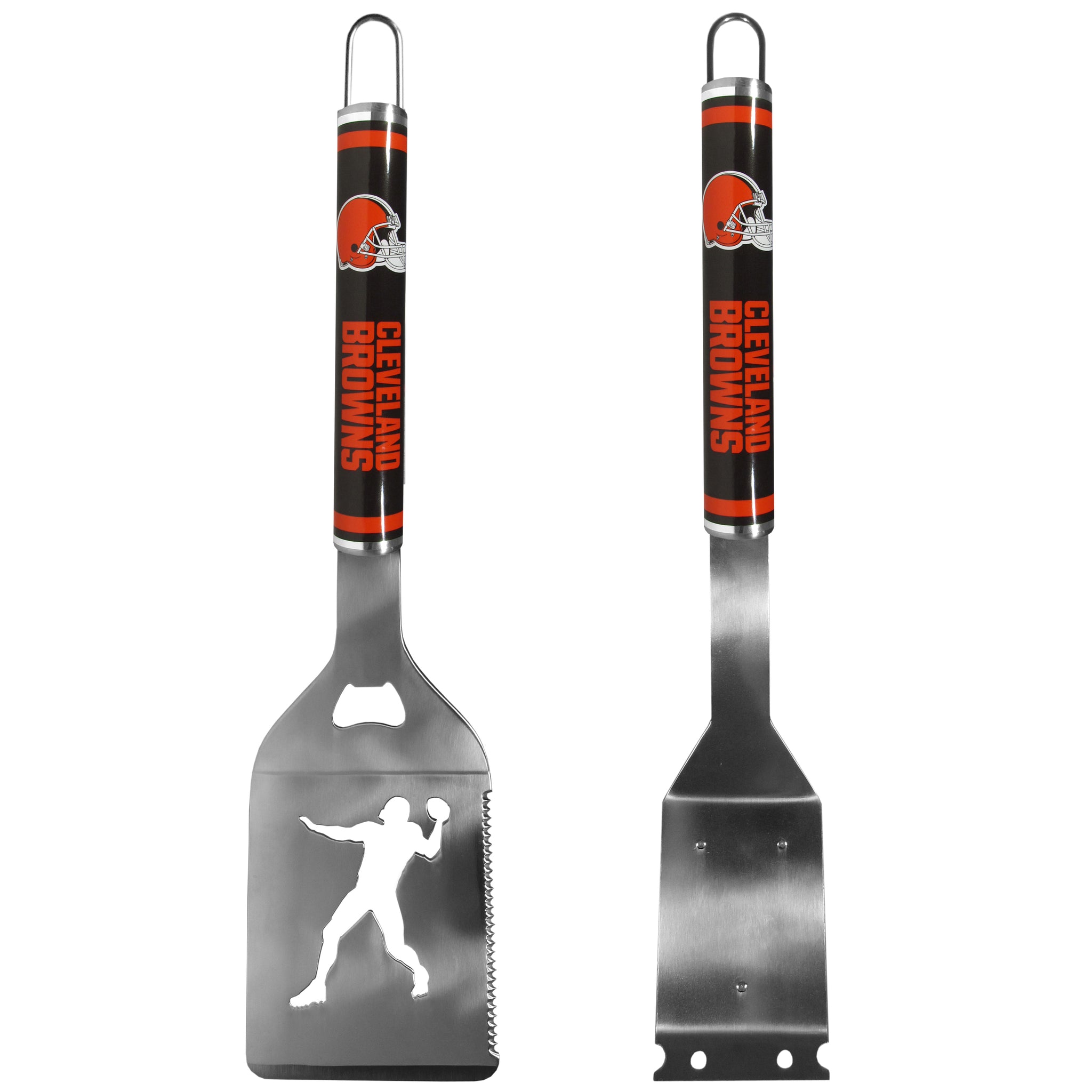 Cleveland Browns Logo Grill Brush/Scraper and Spatula