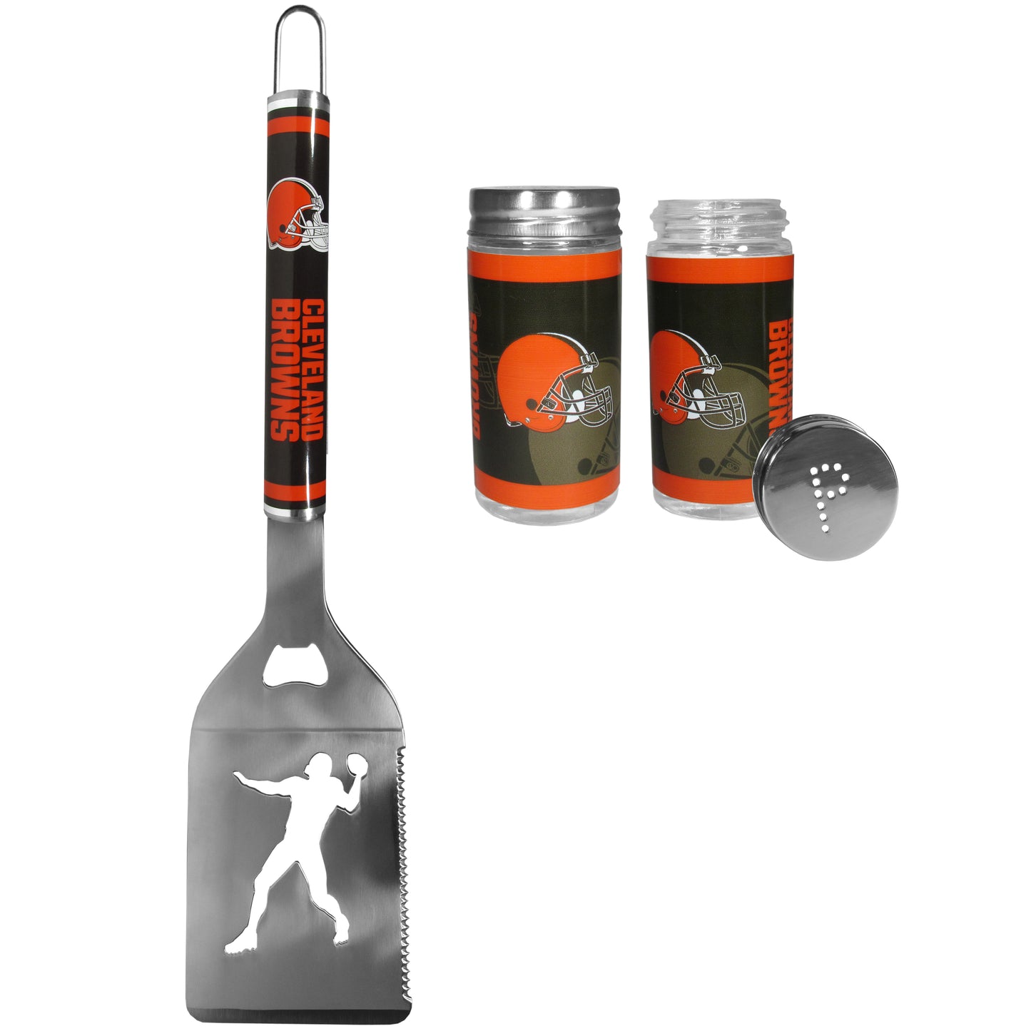 Cleveland Browns Steel Logo Spatula w/Shakers