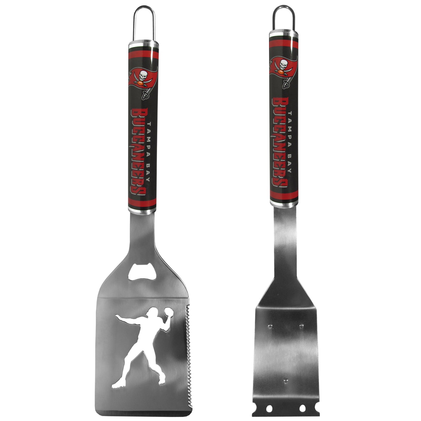 Tampa Bay Buccaneers Logo Grill Brush/Scraper and Spatula