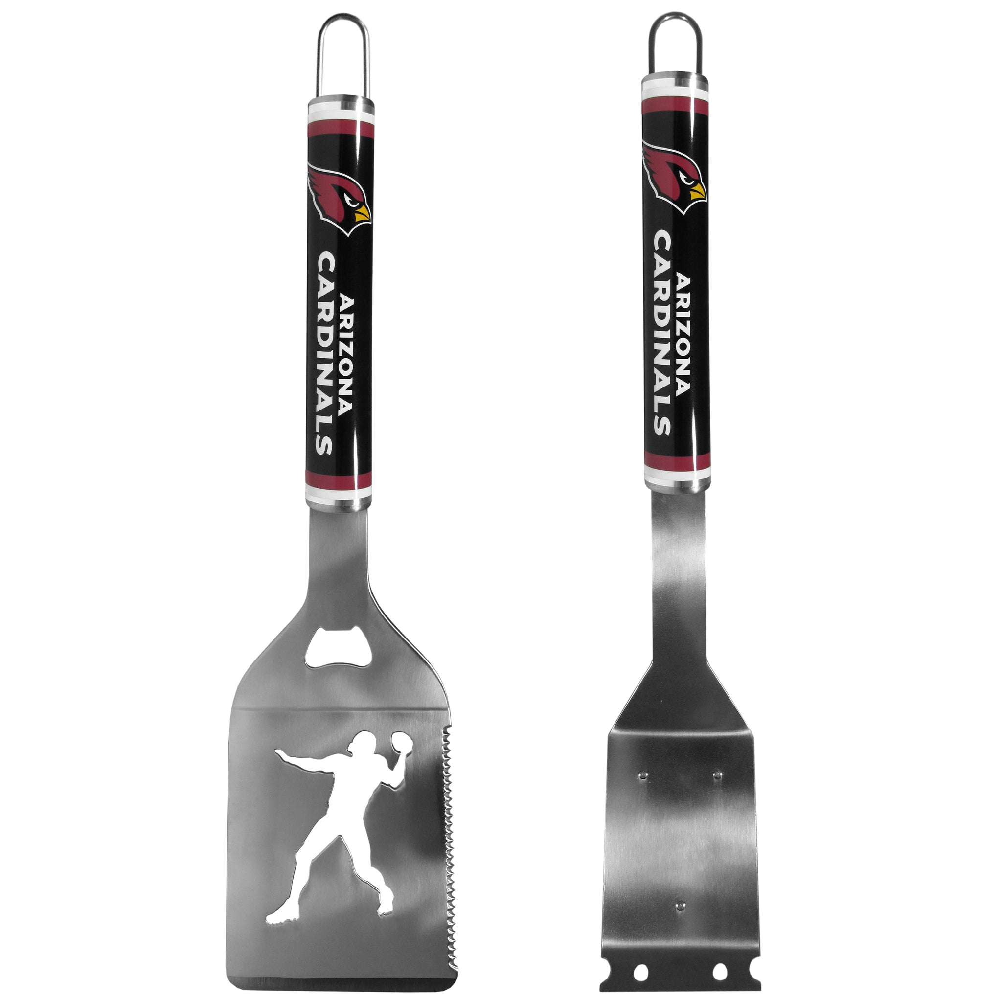 Arizona Cardinals Logo Grill Brush/Scraper and Spatula