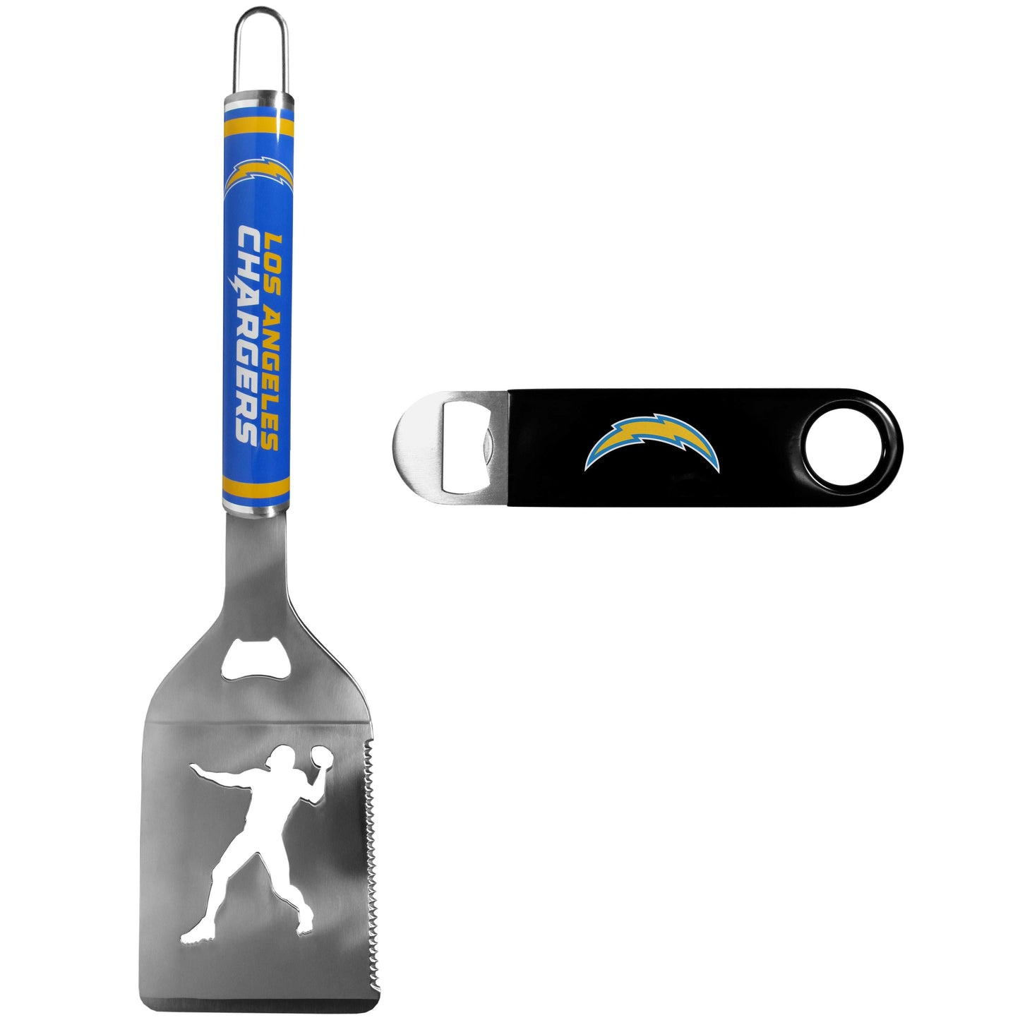 Los Angeles Chargers Steel Logo Spatula w/Bottle Opener - Los Angeles Chargers - Flyclothing LLC