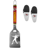 Kansas City Chiefs Steel Logo Spatula w/Chip Clips - Kansas City Chiefs