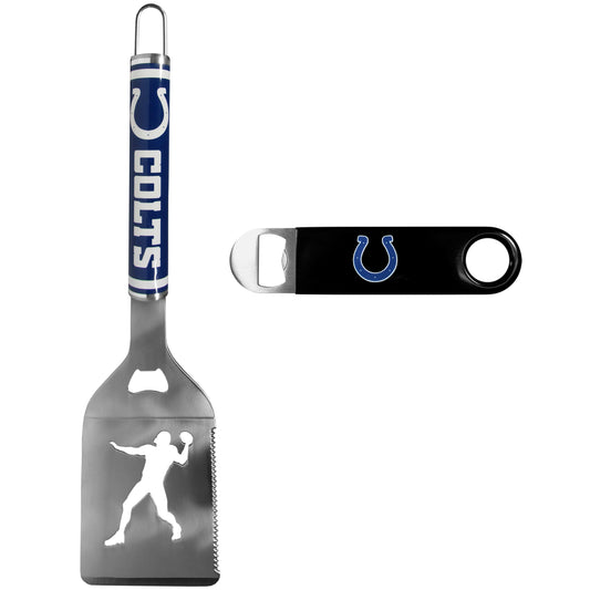 Indianapolis Colts Steel Logo Spatula w/Bottle Opener - Indianapolis Colts - Flyclothing LLC