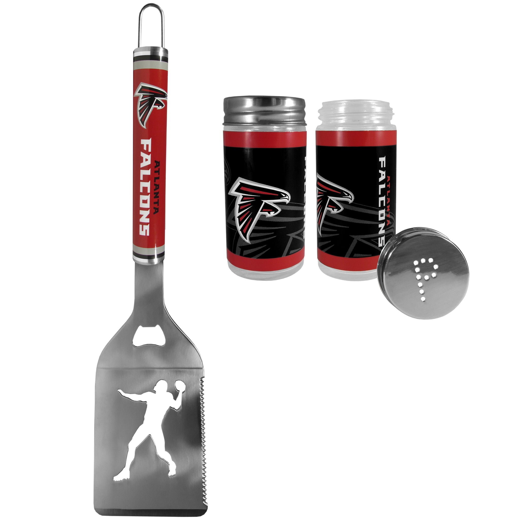 Atlanta Falcons Steel Logo Spatula w/Shakers