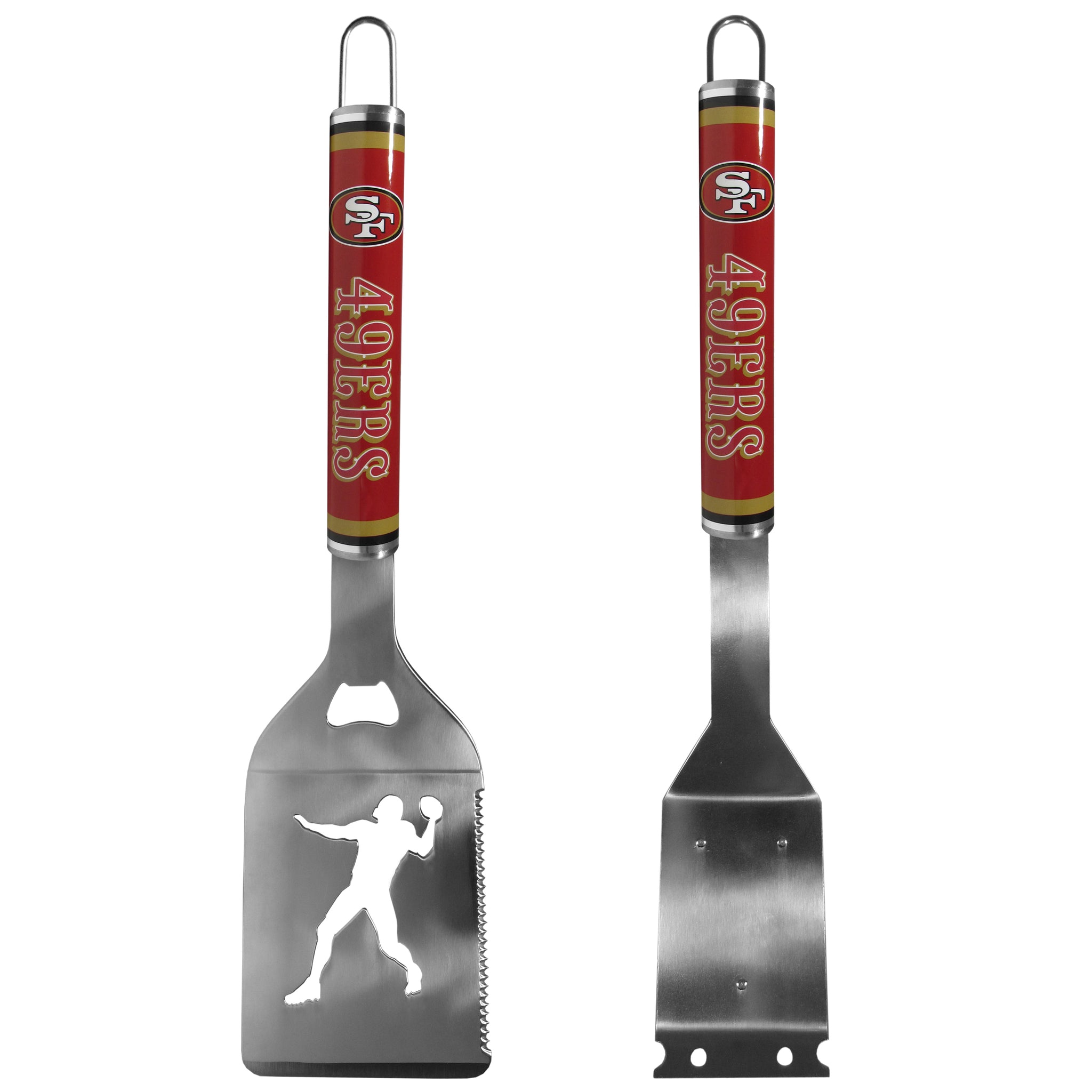 San Francisco 49ers Logo Grill Brush/Scraper and Spatula