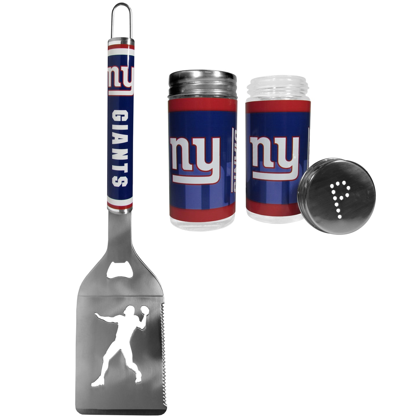 New York Giants Steel Logo Spatula w/Shakers
