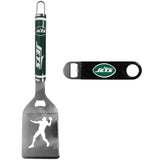 New York Jets Steel Logo Spatula w/Bottle Opener - New York Jets