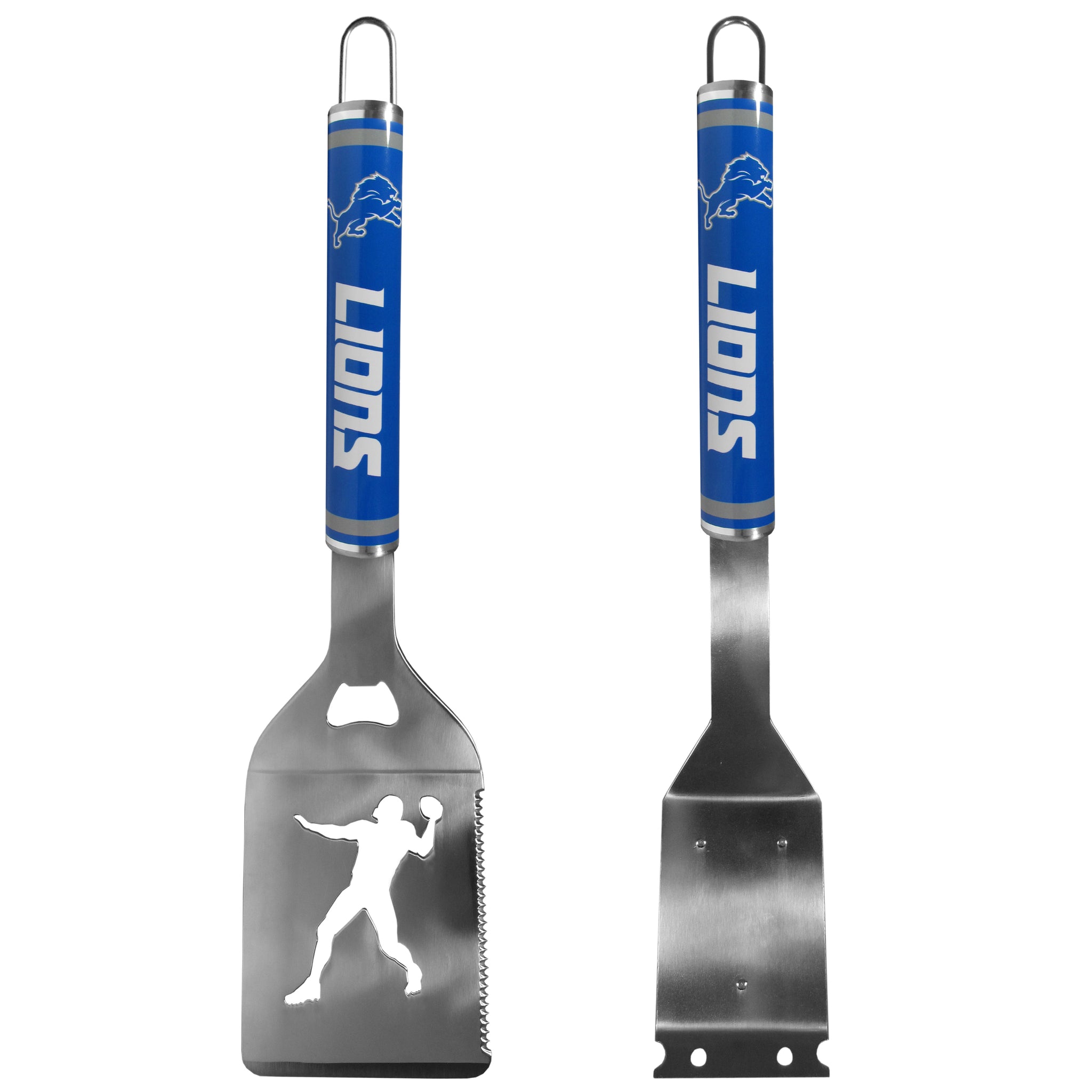Detroit Lions Logo Grill Brush/Scraper and Spatula