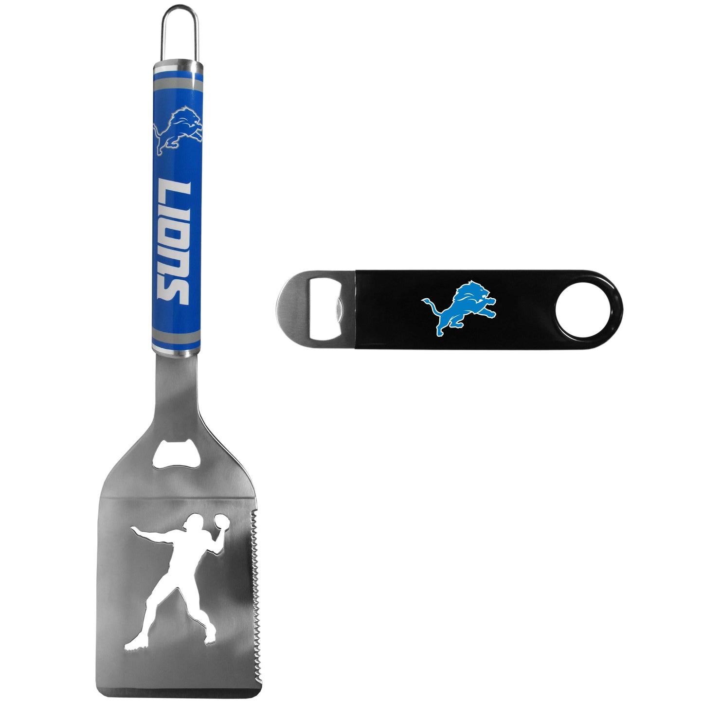 Detroit Lions Steel Logo Spatula w/Bottle Opener - Detroit Lions - Flyclothing LLC