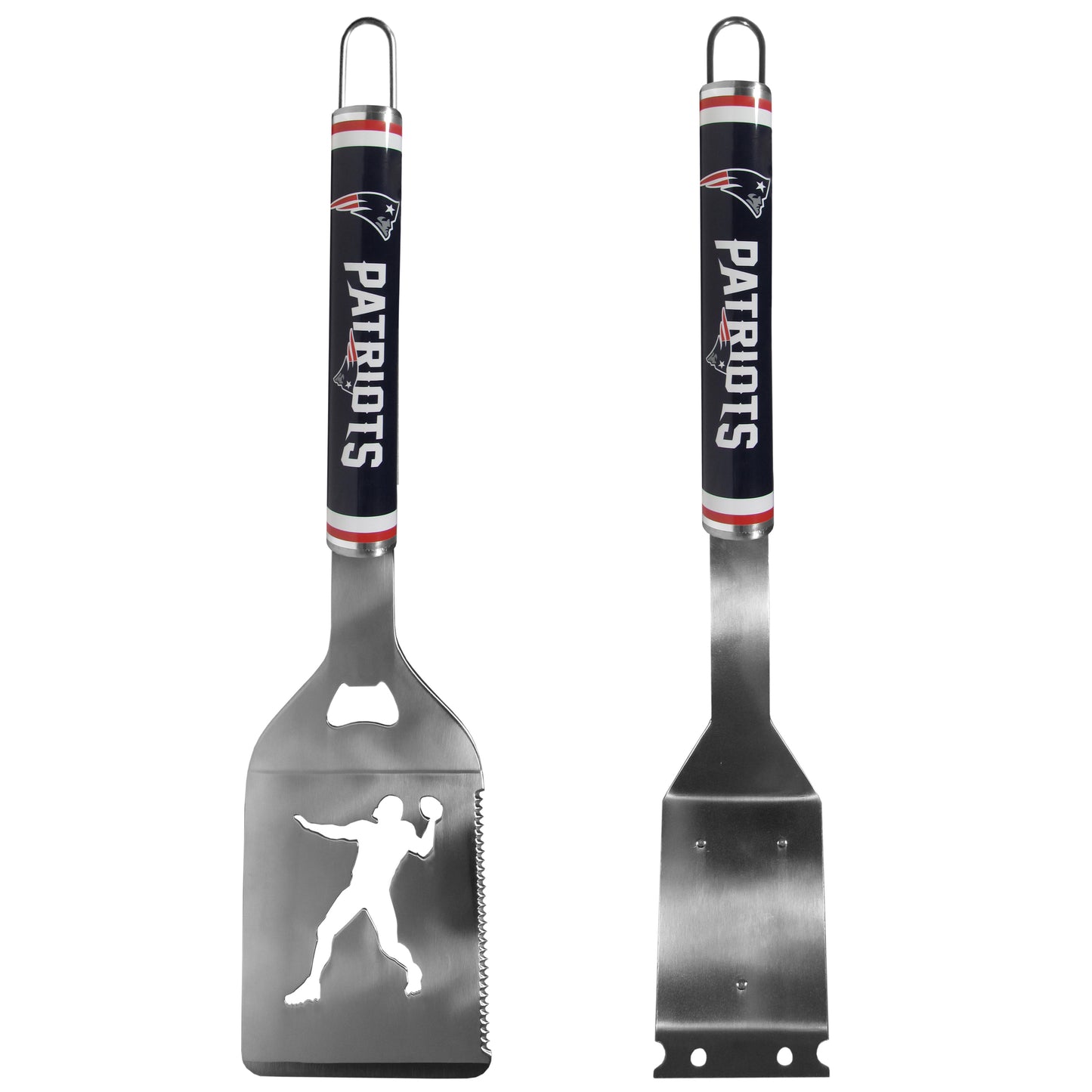 New England Patriots Logo Grill Brush/Scraper and Spatula