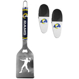 Los Angeles Rams Steel Logo Spatula w/Chip Clips