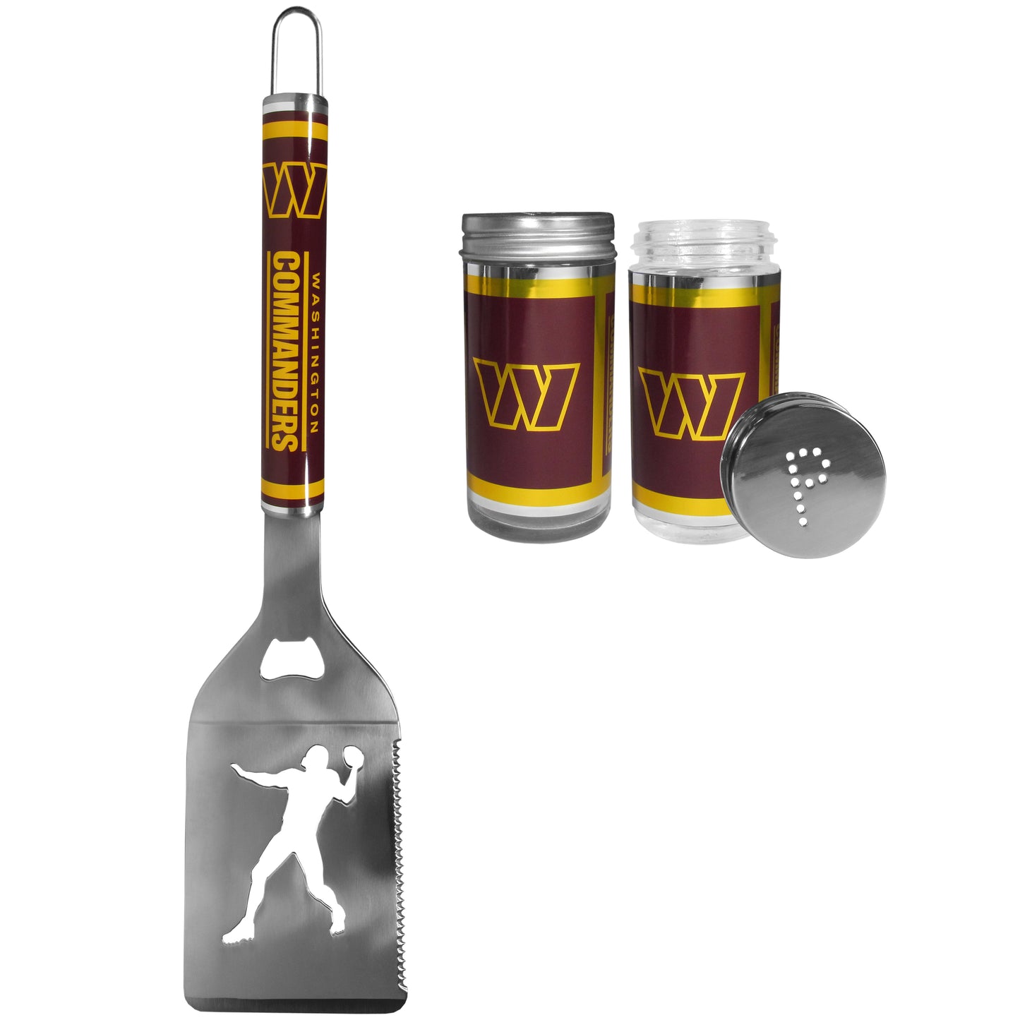 Washington Commanders Steel Logo Spatula w/Shakers