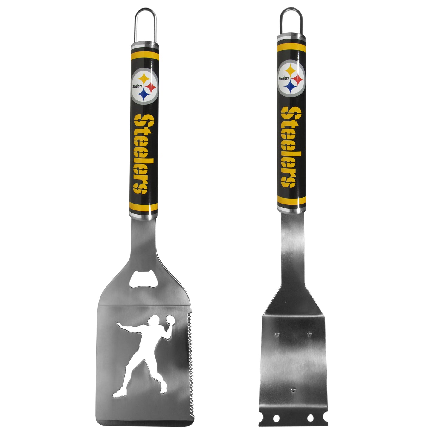 Pittsburgh Steelers Logo Grill Brush/Scraper and Spatula