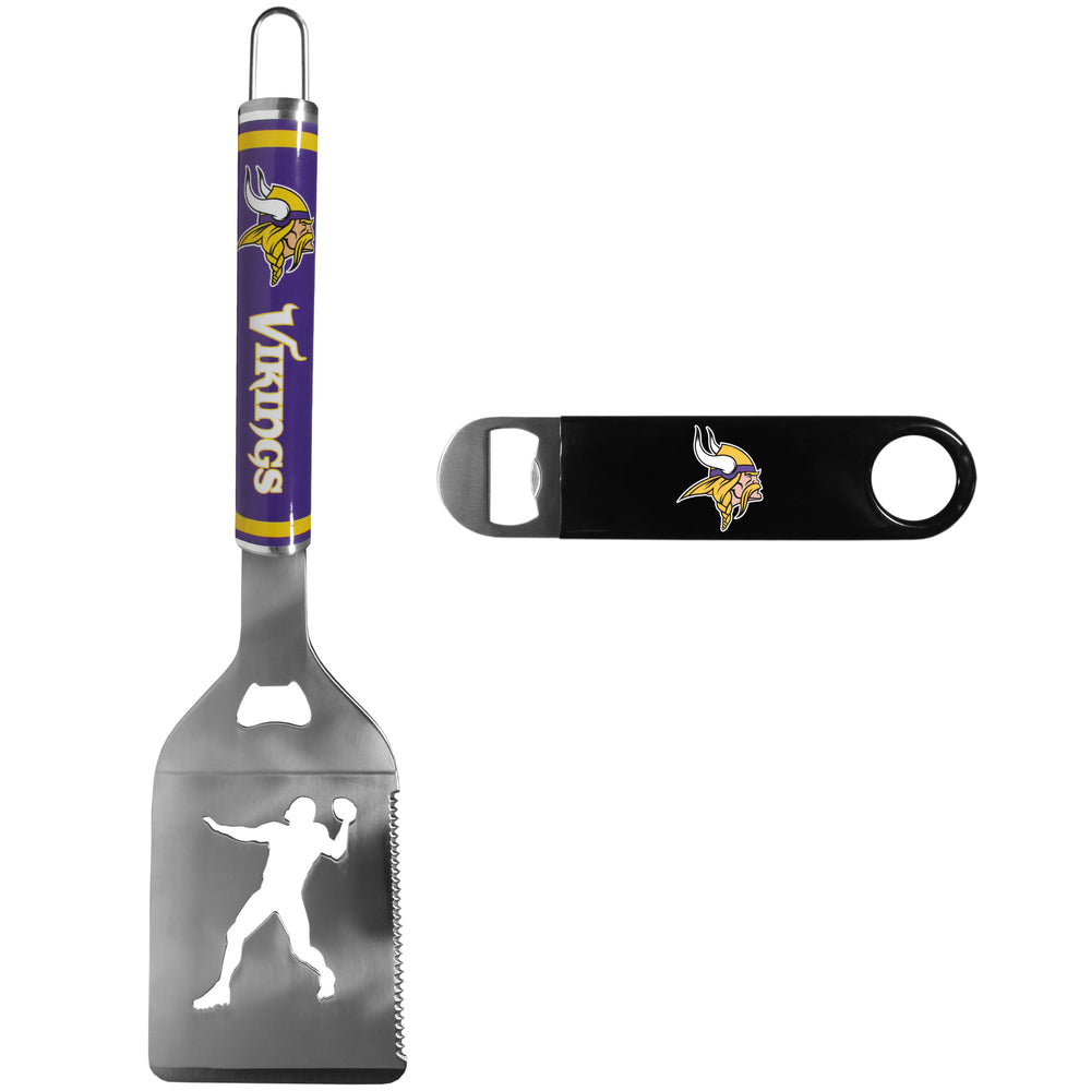 Minnesota Vikings Steel Logo Spatula w/Bottle Opener