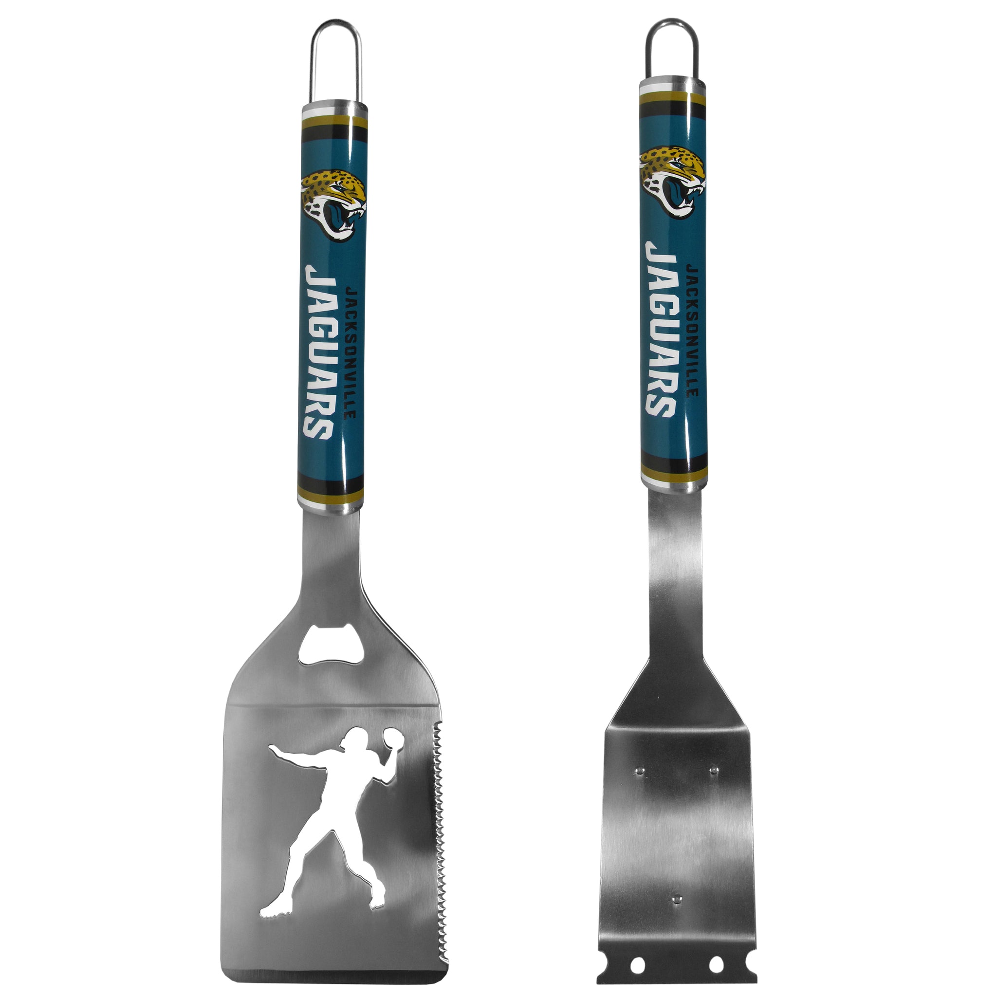 Jacksonville Jaguars Logo Grill Brush/Scraper and Spatula