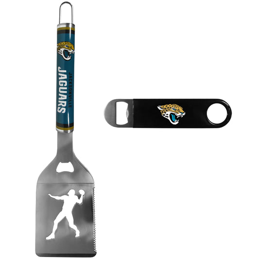 Jacksonville Jaguars Steel Logo Spatula w/Bottle Opener - Jacksonville Jaguars - Flyclothing LLC