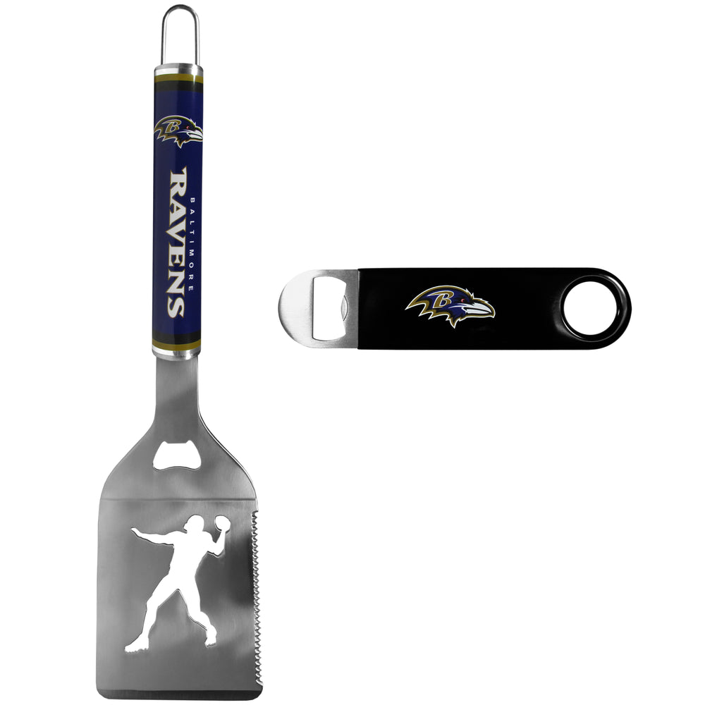 Baltimore Ravens Steel Logo Spatula w/Bottle Opener