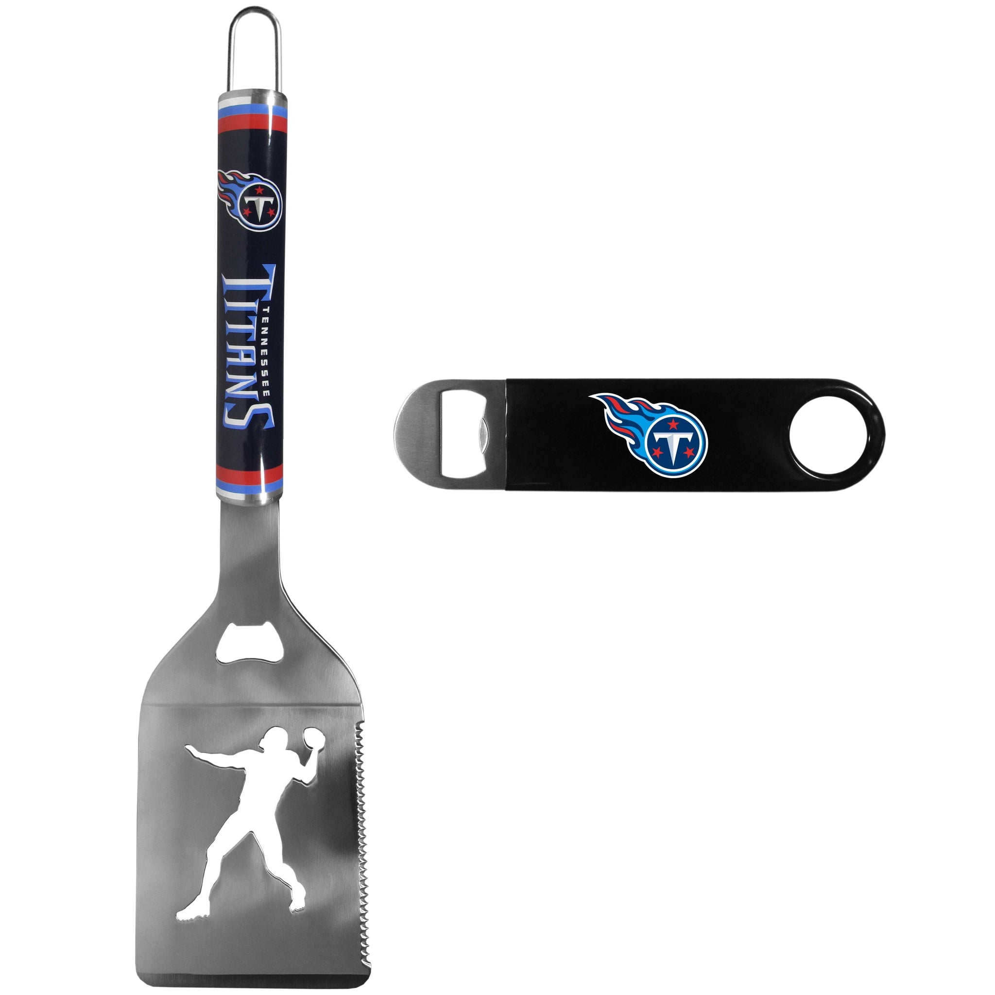 Tennessee Titans Steel Logo Spatula w/Bottle Opener - Tennessee Titans - Flyclothing LLC