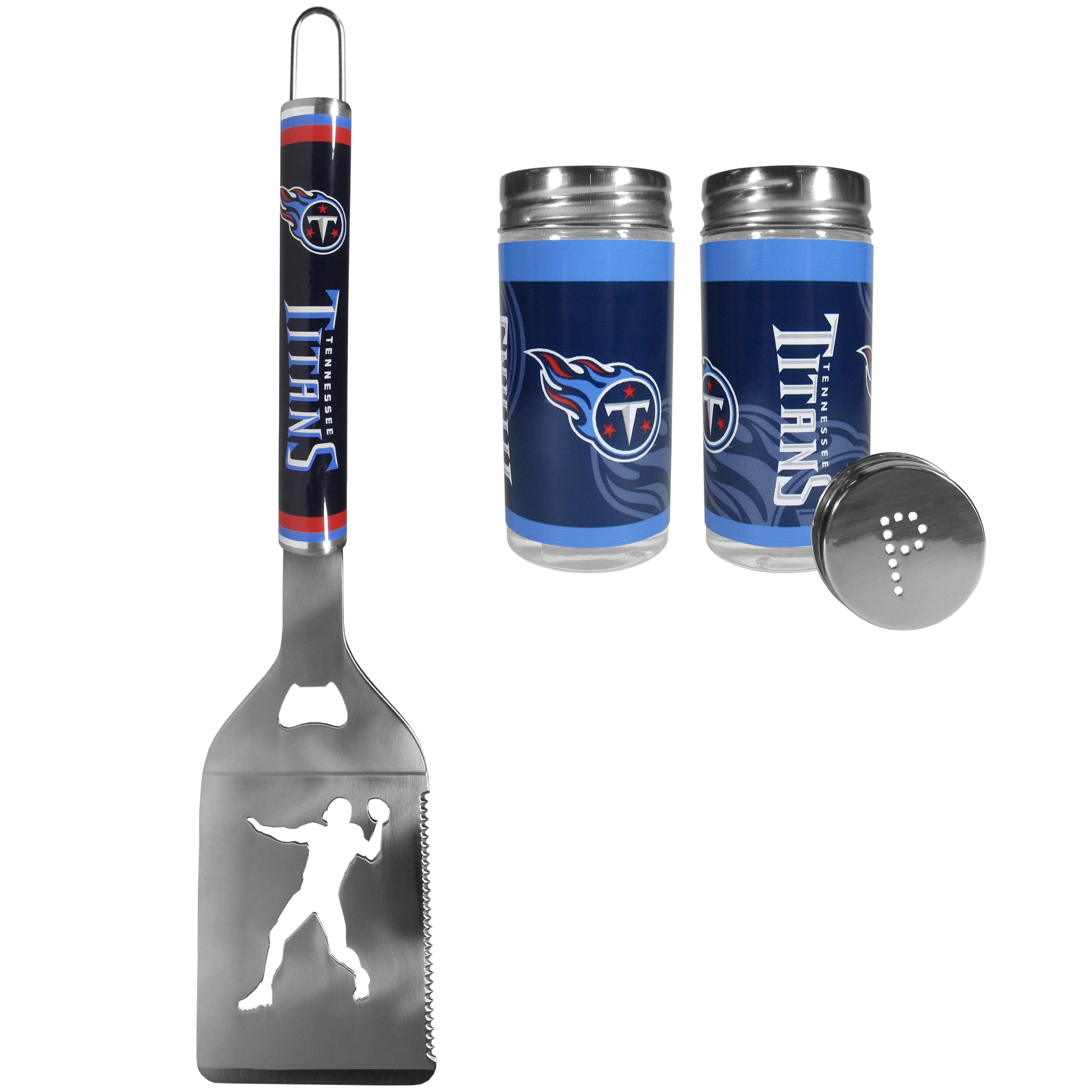 Tennessee Titans Steel Logo Spatula w/Shakers