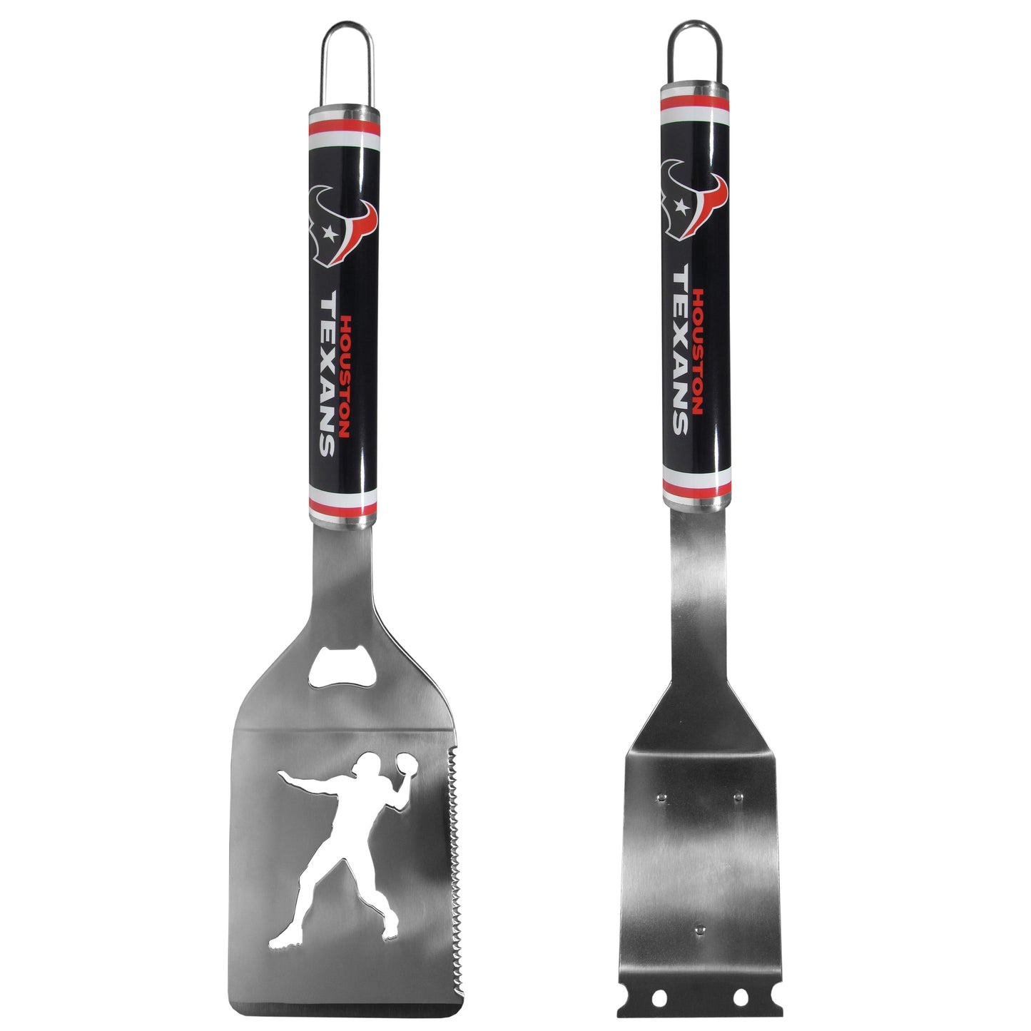 Houston Texans Logo Grill Brush/Scraper and Spatula