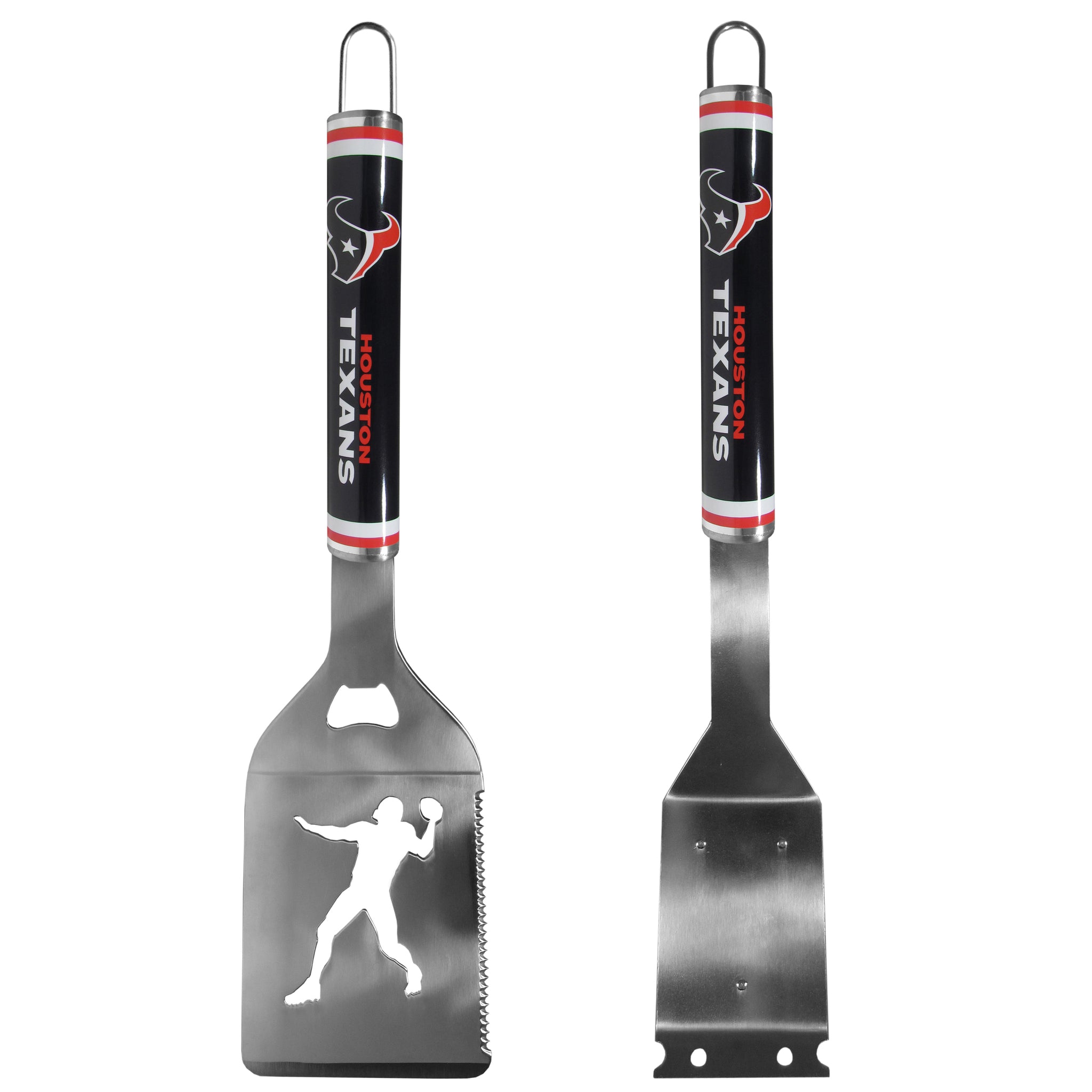 Houston Texans Logo Grill Brush/Scraper and Spatula