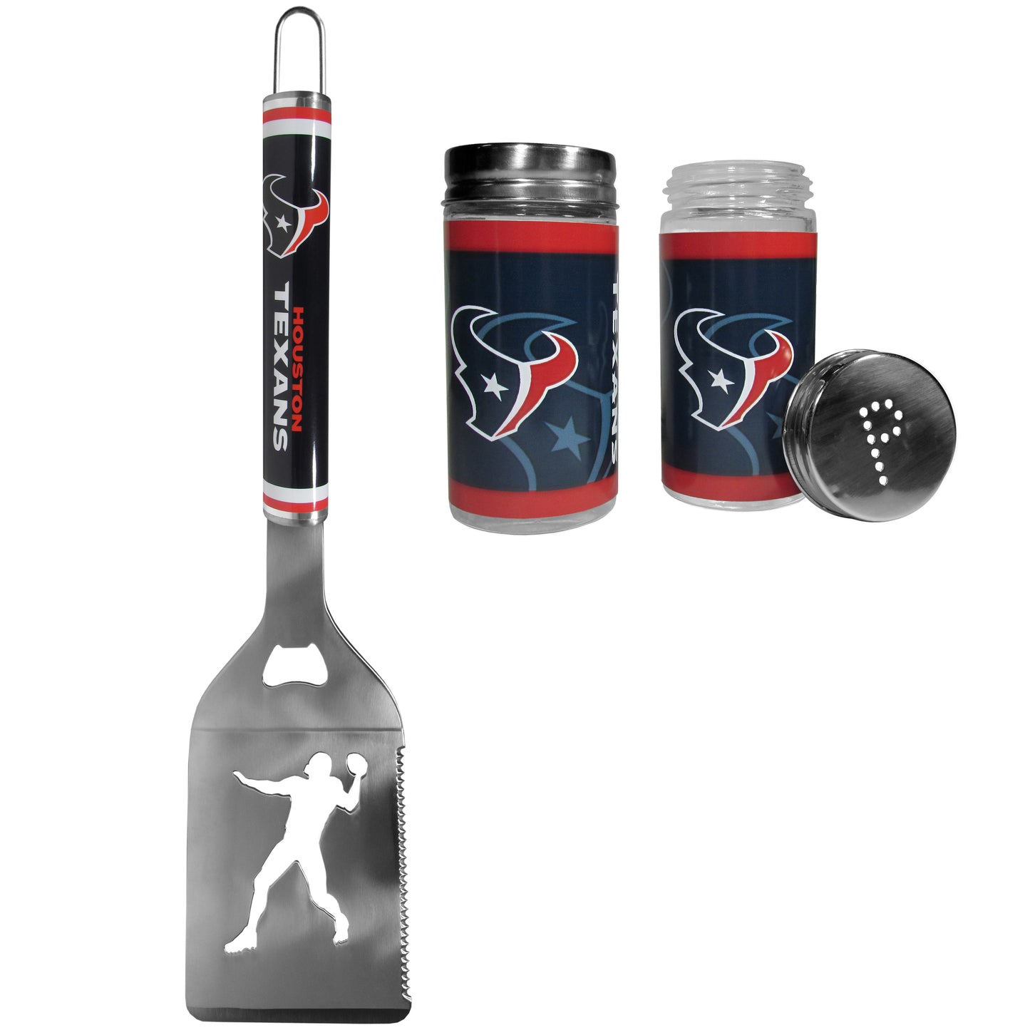 Houston Texans Steel Logo Spatula w/Shakers