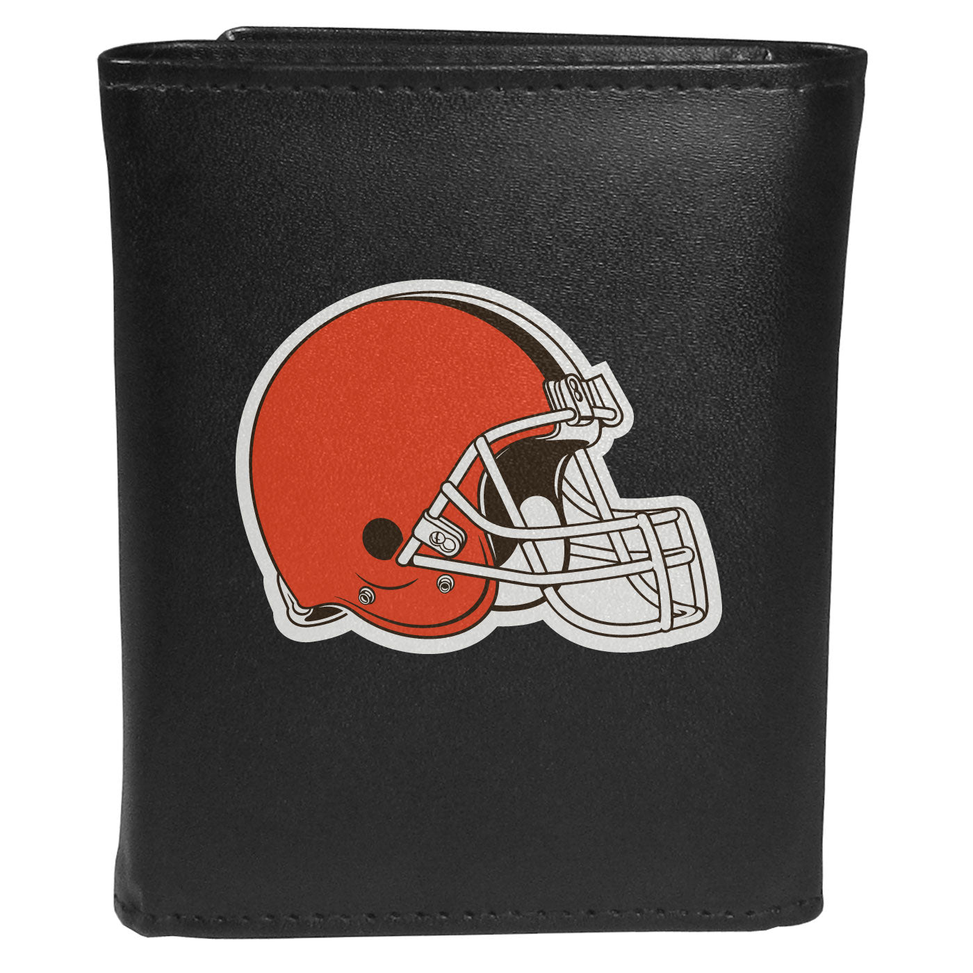 Cleveland Browns Leather Tri-fold Wallet, Large Logo