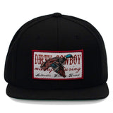 Flying Duck Dirty Cowboy Patch Flatbill Snapback - DIRTY COWBOY USA - Flyclothing LLC