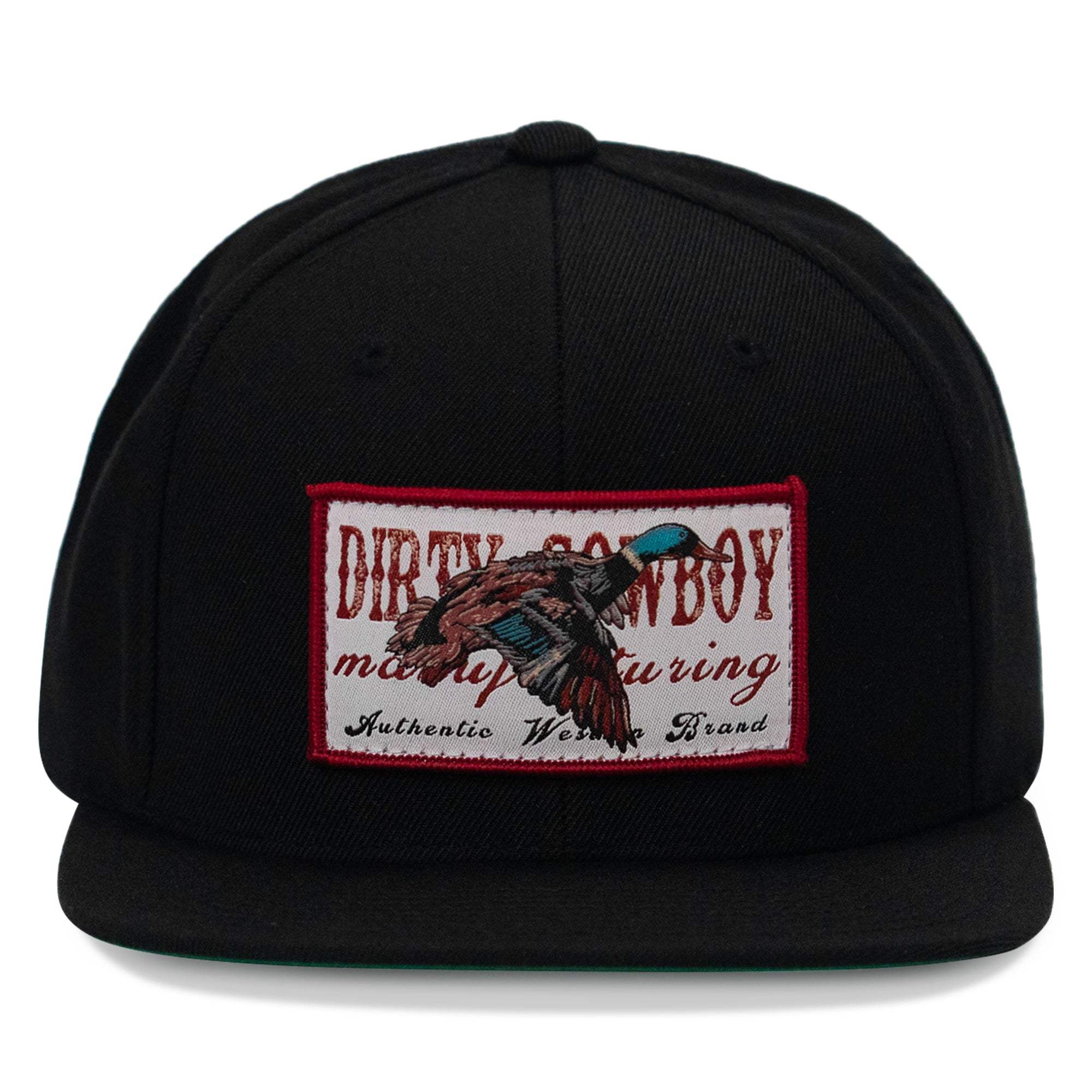 Flying Duck Dirty Cowboy Patch Flatbill Snapback - DIRTY COWBOY USA - Flyclothing LLC