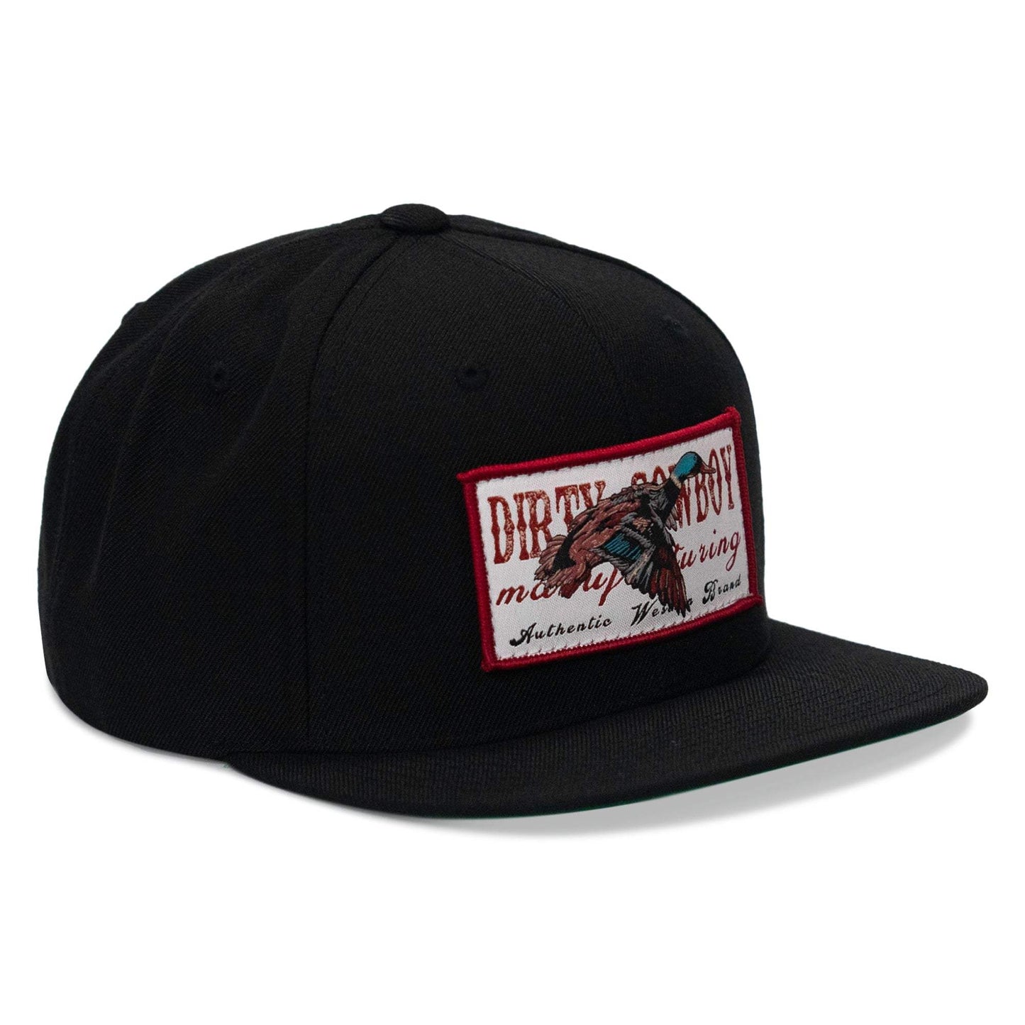 Flying Duck Dirty Cowboy Patch Flatbill Snapback - DIRTY COWBOY USA - Flyclothing LLC