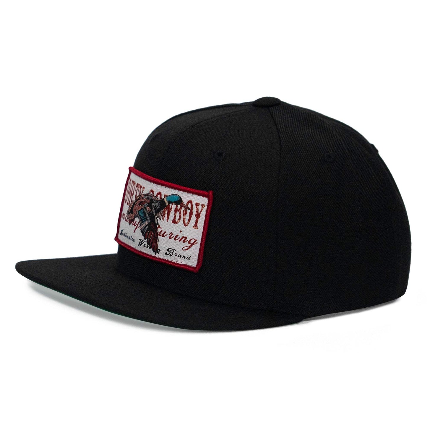 Flying Duck Dirty Cowboy Patch Flatbill Snapback - DIRTY COWBOY USA - Flyclothing LLC