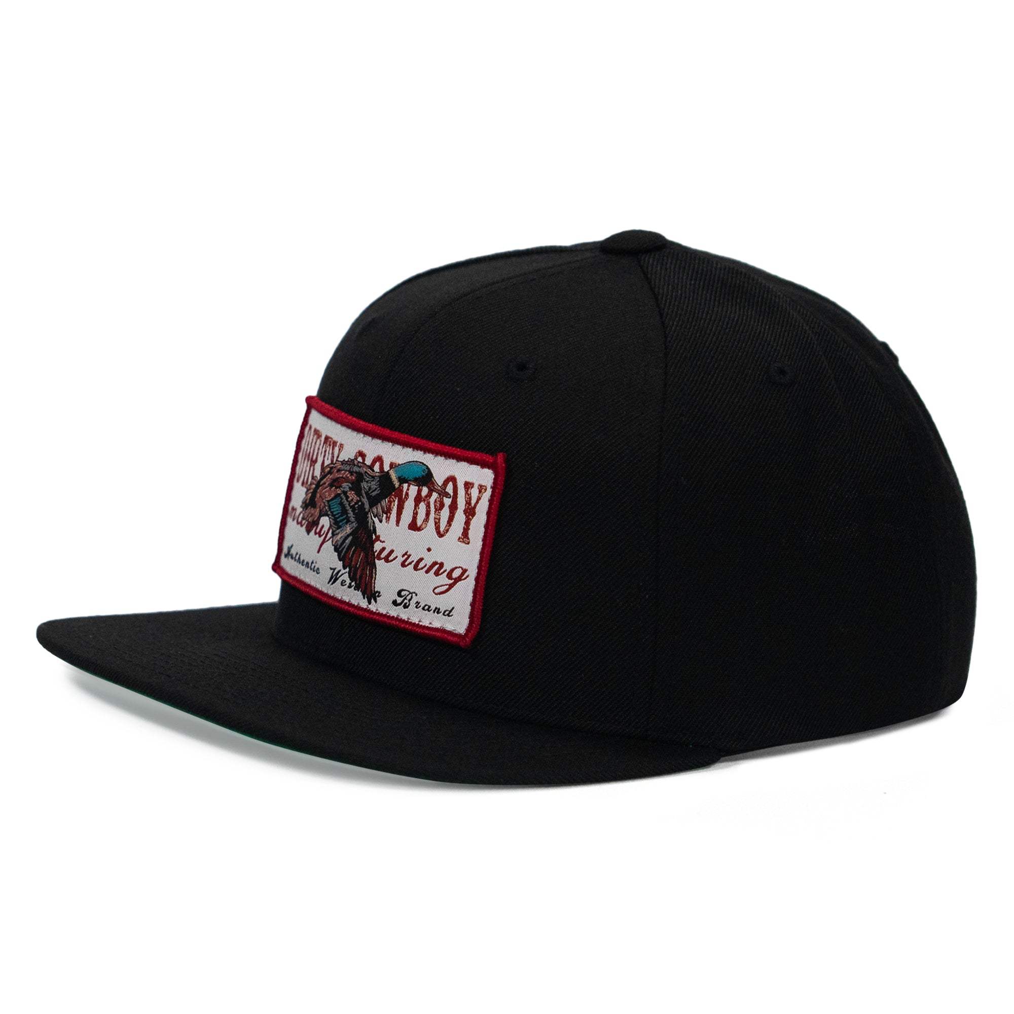 Flying Duck Dirty Cowboy Patch Flatbill Snapback - DIRTY COWBOY USA - Flyclothing LLC