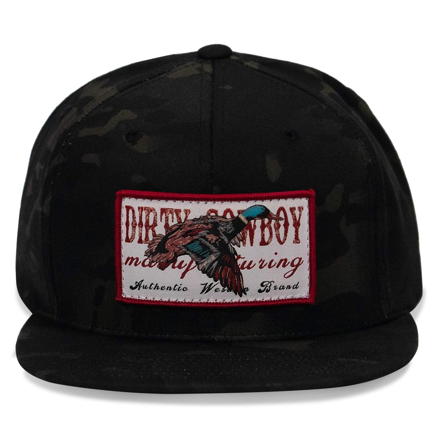 Flying Duck Dirty Cowboy Patch Flatbill Snapback - DIRTY COWBOY USA - Flyclothing LLC
