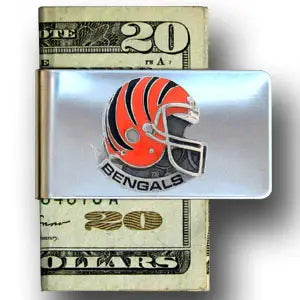 Cincinnati Bengals Steel Money Clip - Cincinnati Bengals - Flyclothing LLC