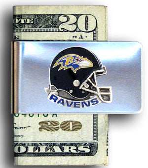 Baltimore Ravens Steel Money Clip - Baltimore Ravens - Flyclothing LLC
