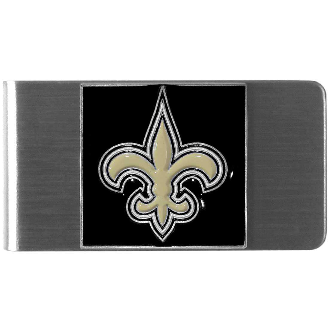 New Orleans Saints Steel Money Clip - New Orleans Saints - Flyclothing LLC