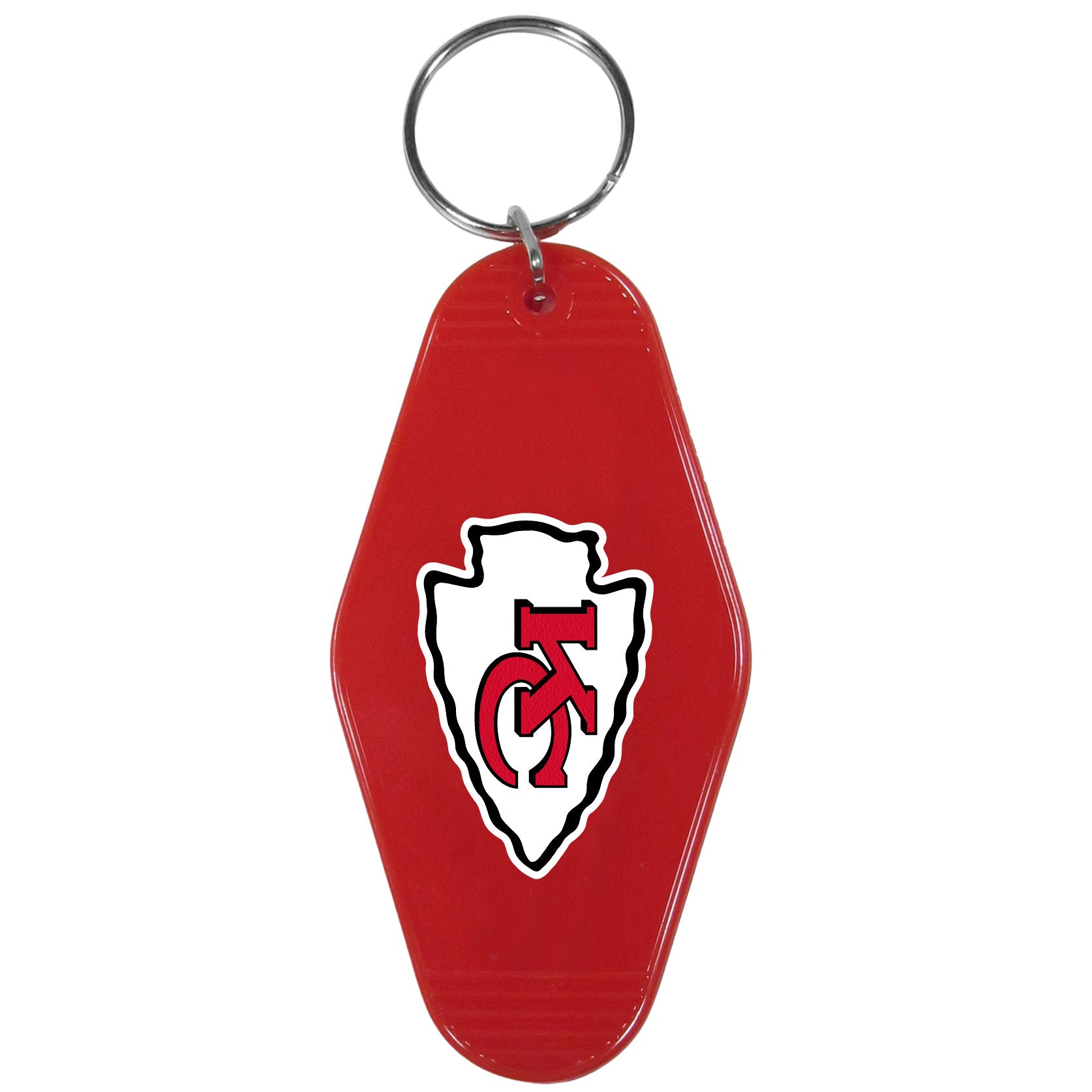 Kansas City Chiefs Motel Key Style Key Chain