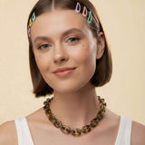 Chunky Resin Chain Link Statement Necklace - Madeline Love - Flyclothing LLC