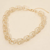 Chunky Resin Chain Link Statement Necklace - Madeline Love - Flyclothing LLC