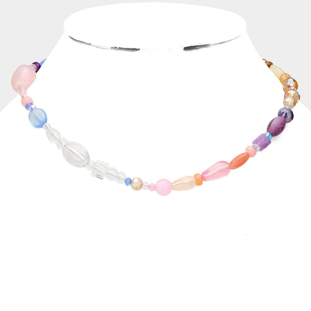 Multi Beaded Necklace - Madeline Love - Flyclothing LLC