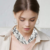 Horseshoe Print Fabric Chiffon Necklace - Madeline Love - Flyclothing LLC