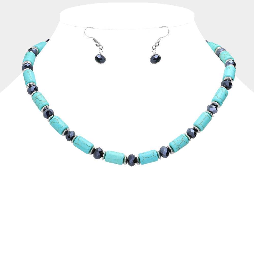 Natural Stone Necklace - Madeline Love - Flyclothing LLC