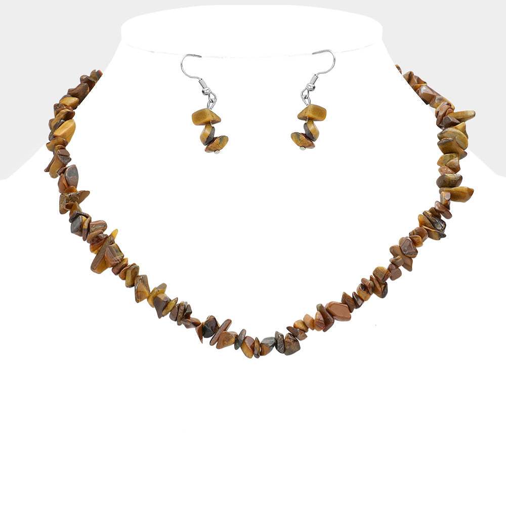 Natural Stone Necklace - Madeline Love - Flyclothing LLC