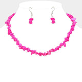 Natural Stone Necklace - Madeline Love - Flyclothing LLC