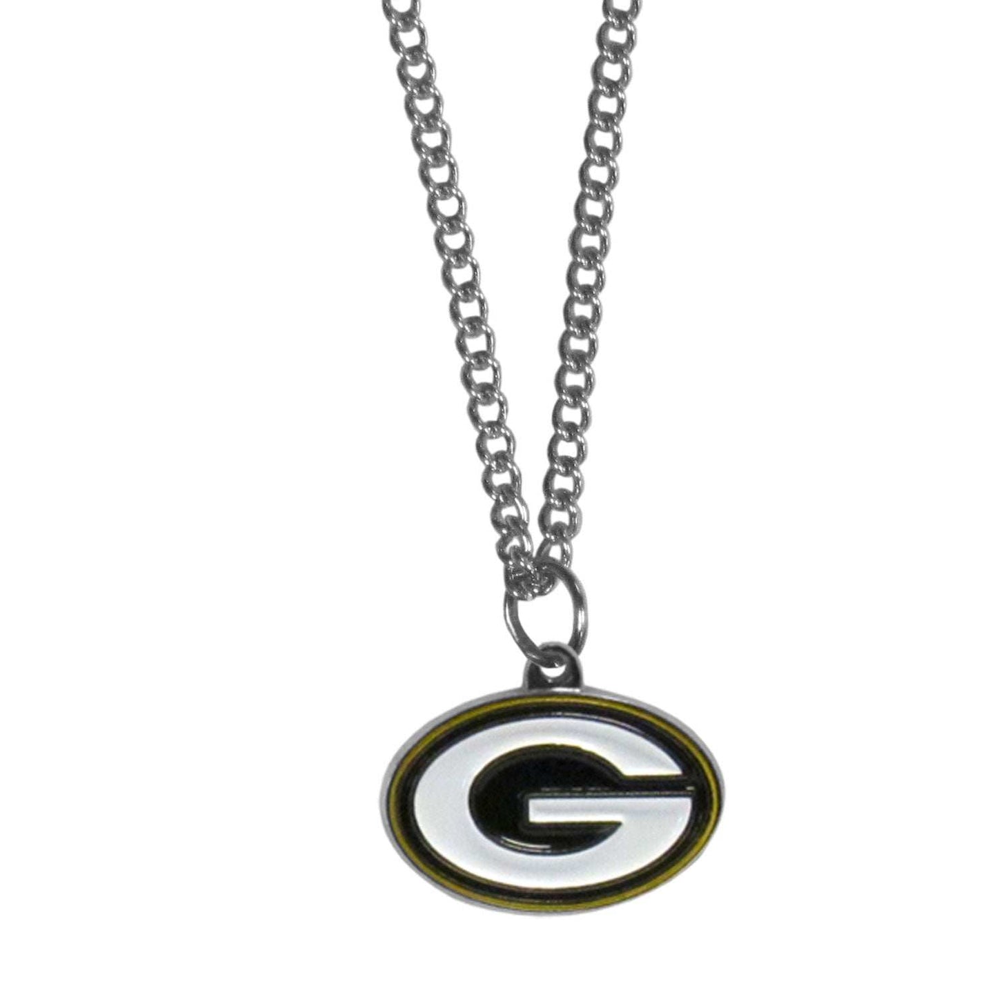 Green Bay Packers Chain Necklace with Small Charm - Green Bay Packers - Flyclothing LLC
