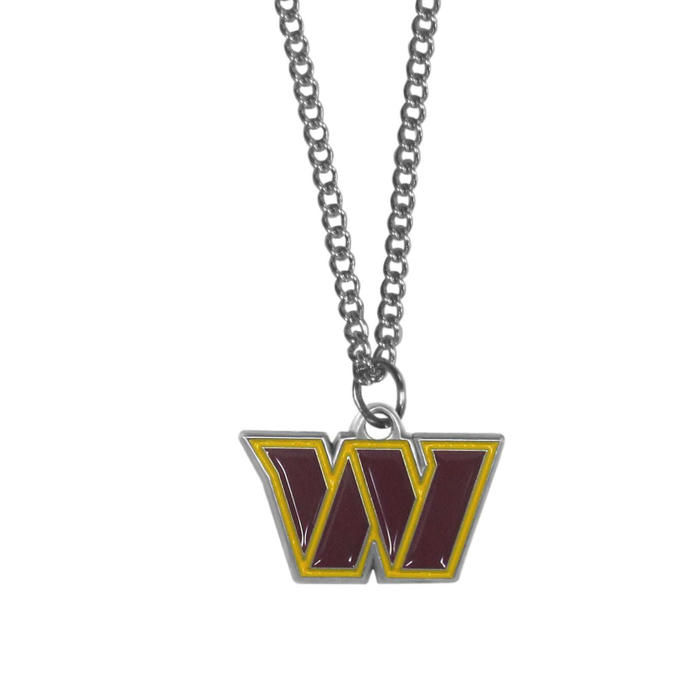 Washington Commanders Chain Necklace with Small Charm - Washington Commanders - Flyclothing LLC