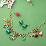 Christmas Charm Station Necklace - Madeline Love - Flyclothing LLC